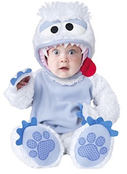 Cute Christmas Baby Costume Abominable Snowbaby