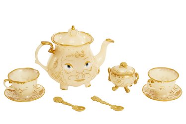 Beauty and the Beast party decorations balloons - tea set
