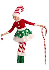 santa and elf costume