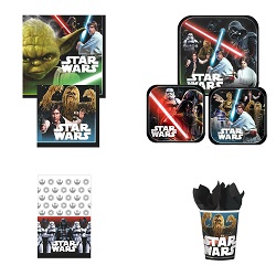 Star Wars Chewbacca Party Supplies - deluxe party set