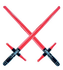 Star Wars Kylo Ren Party Supplies - lightsabers